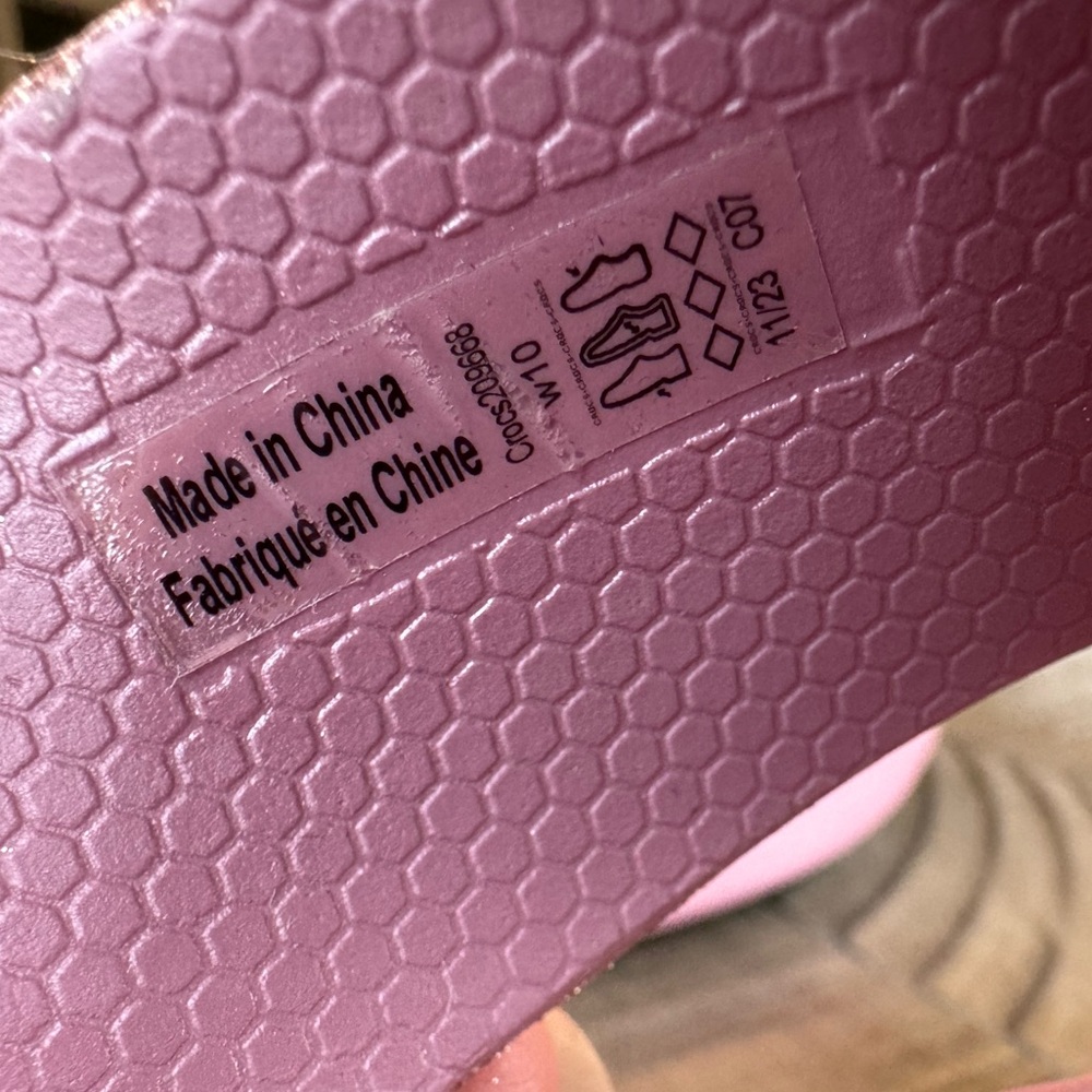 Crocs - Getaway Platform Glitter Flip Flop Sandals Women’s Size 10 (NWOT) - Picture 9 of 13